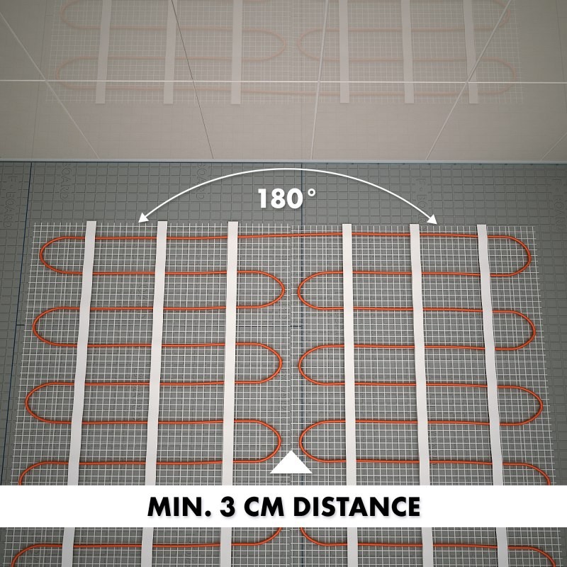 ECOFLOOR FENIX 3.0 m2 Električna grijaća mreža za podno grijanje