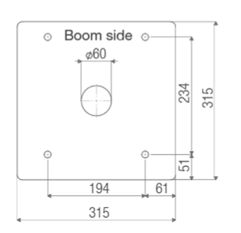 ALLMATIC BOOMY 6 LED parkirališna rampa